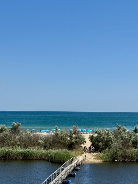 Пляж і море — готель «Перша Лінія», Кароліно-Бугаз, фото 9